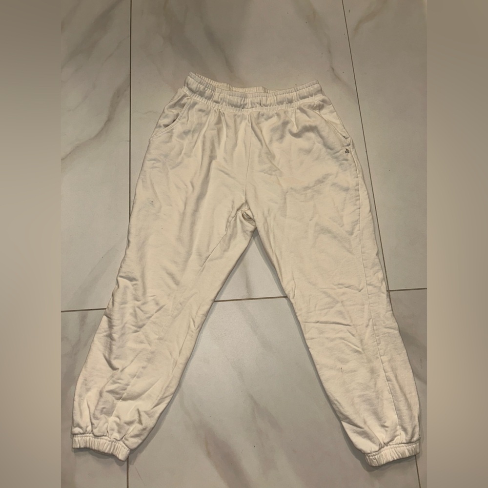 WeWoreWhat Cream Jogger Pants